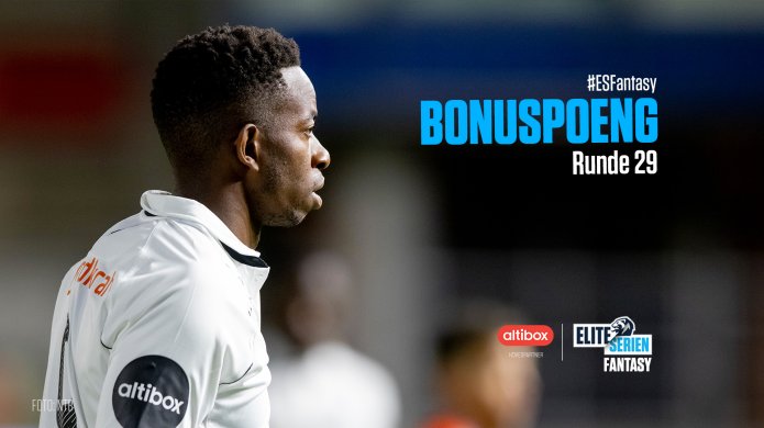 Bonuspoeng for runde 29